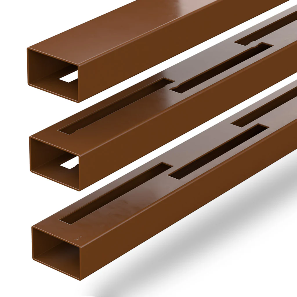 DuraPost VENTO® RAILS FOR FULL HEIGHT FENCE PANEL | 1829MM ANTHRACITE GREY (PK3) - Image 3