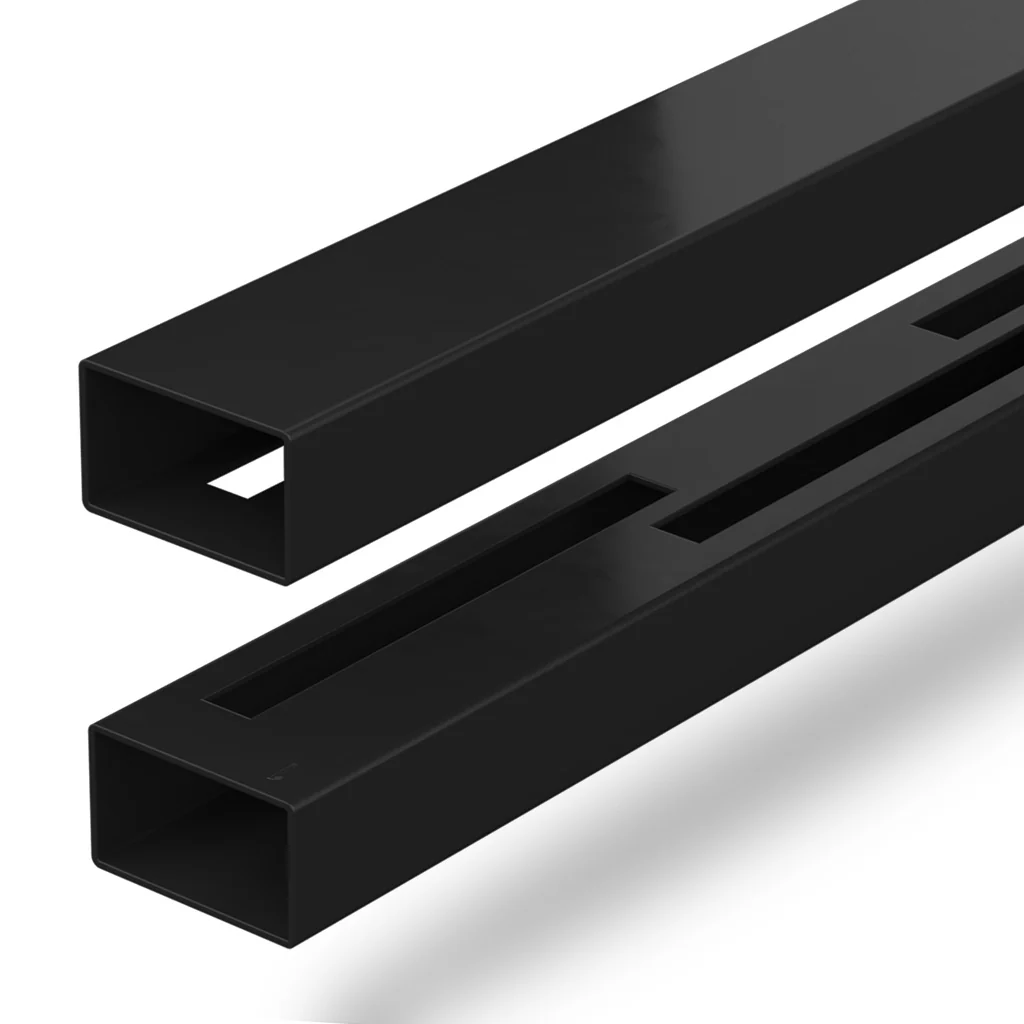 DuraPost VENTO® RAILS FOR UP TO 900MM HEIGHT | 1829MM ANTHRACITE GREY (PK2)