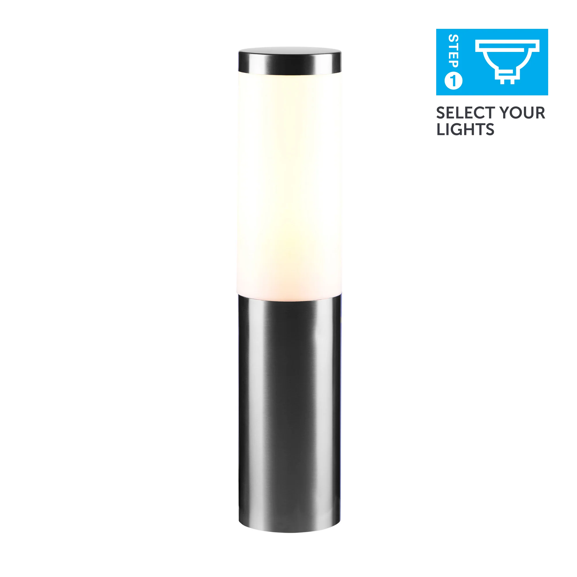 ellumière™ BOLLARD LIGHT- S/S | 3W 0.5M CABLE S/S SPIKE & BASE - Image 5