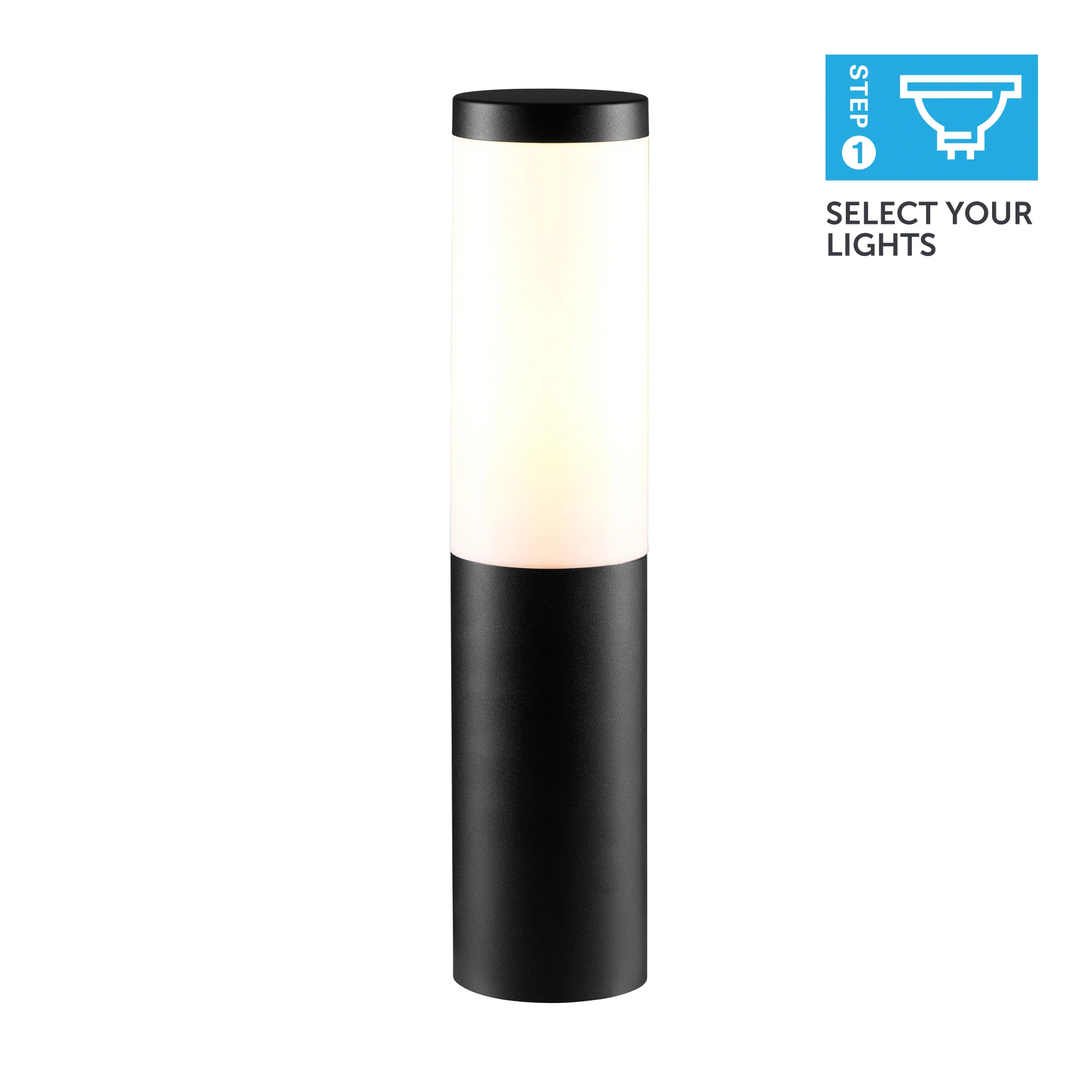 ellumière™ BOLLARD LIGHT- BLACK | 3W 0.5M S/S SPIKE & BLACK BASE - Image 7