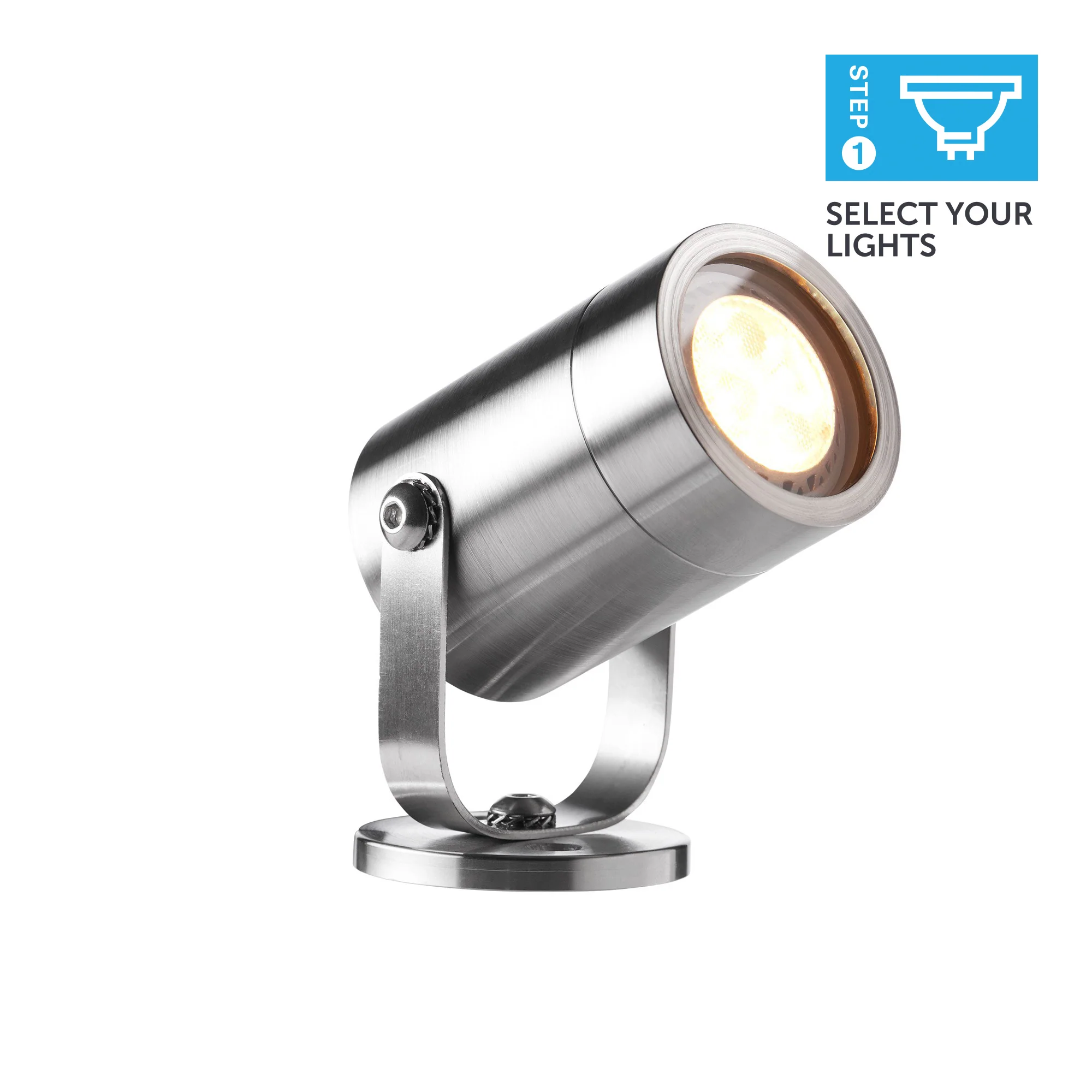 ellumière™ S/S SPOTLIGHT - SMALL | 2W 0.5M CABLE S/S SPIKE & BASE - Image 5