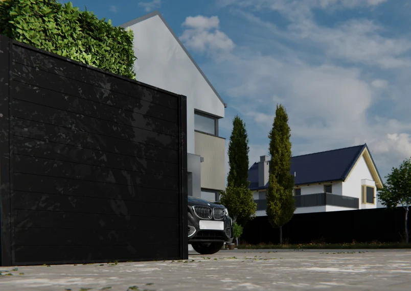 DuraPost HORIZON® ALUMINIUM PRIVACY PANEL (PACK 4 BOARDS) | 1.82M X 0.6M BLACK - Image 3