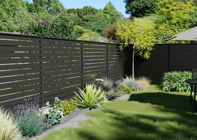 DuraPost HORIZON® ALUMINIUM SCREEN PANEL (PACK 5 BOARDS) | 1.82M X 0.6M BLACK - Image 4